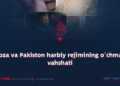 Roza va Pakiston harbiy rejimining o‘chmas vahshati