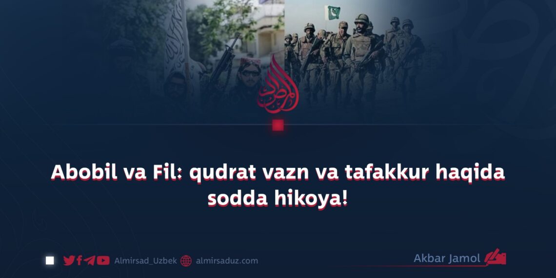 Abobil va Fil: qudrat vazn va tafakkur haqida sodda hikoya!