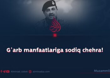 G‘arb manfaatlariga sodiq chehra!