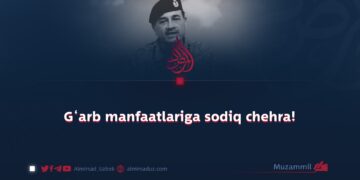 G‘arb manfaatlariga sodiq chehra!