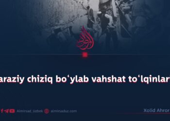 Faraziy chiziq bo‘ylab vahshat to‘lqinlari!