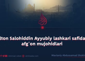 Sulton Salohiddin Ayyubiy lashkari safidagi afg‘on mujohidlari