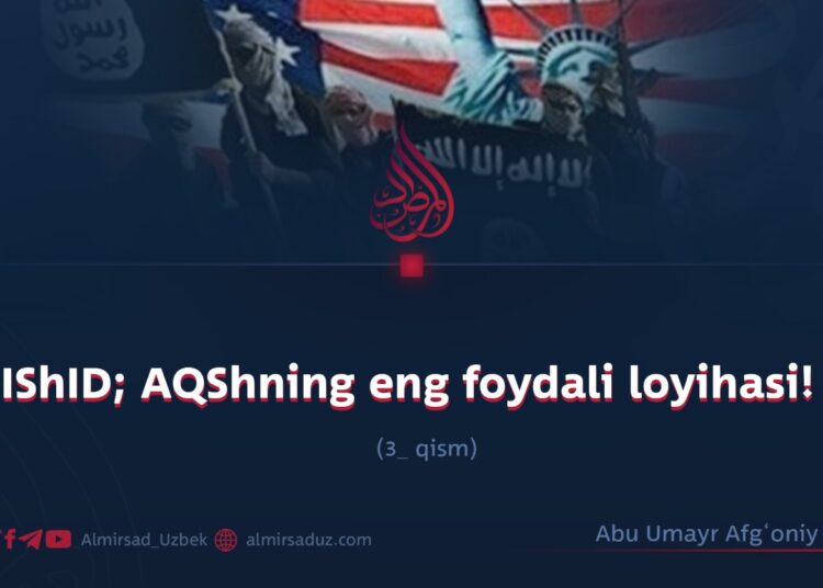 IShID; AQShning eng foydali loyihasi! 3_qism
