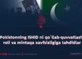 Pokistonning ISHID ni qo‘llab-quvvatlash roli va mintaqa xavfsizligiga tahdidlar