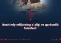 Ibrohimiy millatning o‘zligi va qurbonlik falsafasi!