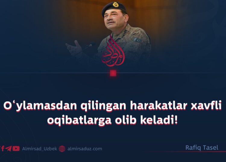 O‘ylamasdan qilingan harakatlar xavfli oqibatlarga olib keladi!