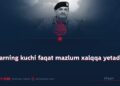 Ularning kuchi faqat mazlum xalqqa yetadi