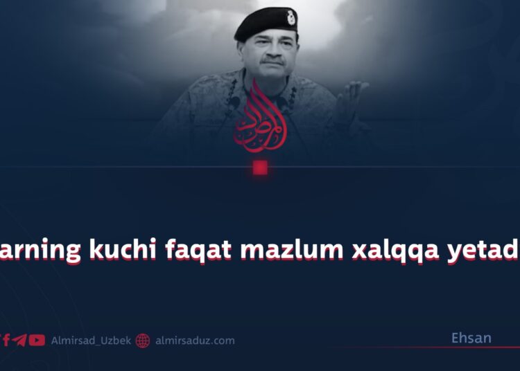 Ularning kuchi faqat mazlum xalqqa yetadi