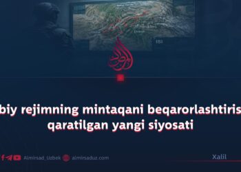 Harbiy rejimning mintaqani beqarorlashtirishga qaratilgan yangi siyosati