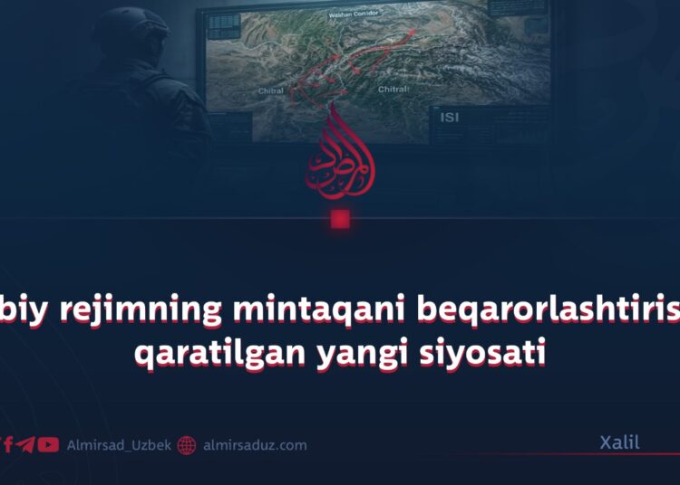 Harbiy rejimning mintaqani beqarorlashtirishga qaratilgan yangi siyosati