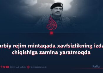 Harbiy rejim mintaqada xavfsizlikning izdan chiqishiga zamina yaratmoqda