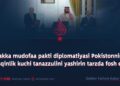 Makka mudofaa pakti diplomatiyasi Pokistonning to‘sqinlik kuchi tanazzulini yashirin tarzda fosh etdi