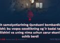 AQSh samolyotlarining Qunduzni bombardimon qilishi; bu voqea ozodlikning og‘ir badal talab qilishini va uning nima uchun zarur ekanini ochib berdi