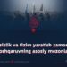 Xavfsizlik va tizim yaratish zamonaviy boshqaruvning asosiy mezonlari