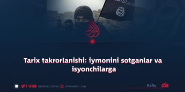Tarix takrorlanishi: iymonini sotganlar va isyonchilarga