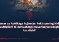 Kunar va Paktikaga hujumlar: Pokistonning ichki xavfsizlikni ta’minlashdagi muvaffaqiyatsizligini tan olishi!