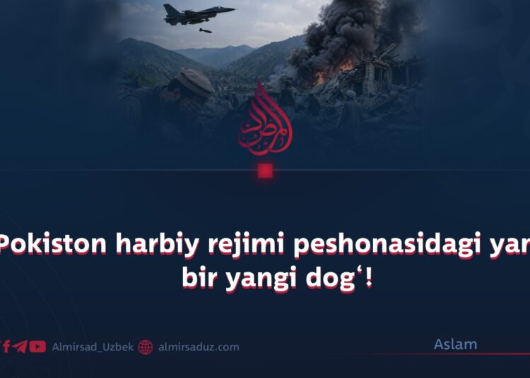 Pokiston harbiy rejimi peshonasidagi yana bir yangi dog‘!