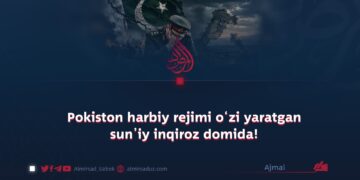 Pokiston harbiy rejimi o‘zi yaratgan sun’iy inqiroz domida!