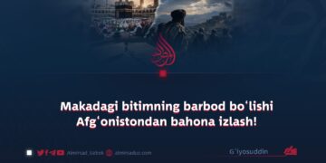 Makadagi bitimning barbod bo‘lishi Afg‘onistondan bahona izlash!