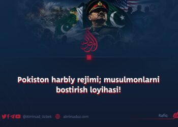 Pokiston harbiy rejimi; musulmonlarni bostirish loyihasi!