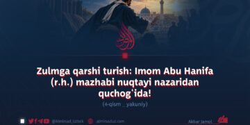 Zulmga qarshi turish: Imom Abu Hanifa (r.h.) mazhabi nuqtayi nazaridan