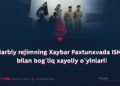 Harbiy rejimning Xaybar Paxtunxvada ISHID bilan bog‘liq xayoliy o‘yinlari!