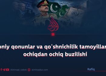 Insoniy qonunlar va qo‘shnichilik tamoyillarining ochiqdan ochiq buzilishi